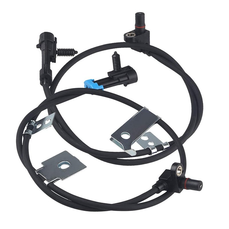 WMPHE Compatible with 2 pcs Front ABS Wheel Speed Sensor Chevy Suburban Silverado Tahoe GMC Yukon Cadillac Escalade 1996 1997 1998 1999 2000 2001 2002 2003 2004 2005, Left & Right 15991986 15997039 - Image 1